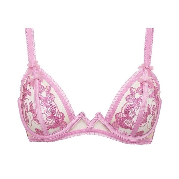 NWT 🆕 For love & Lemons Grace Underwire Bra • Pink • XL - Picture 3 of 8